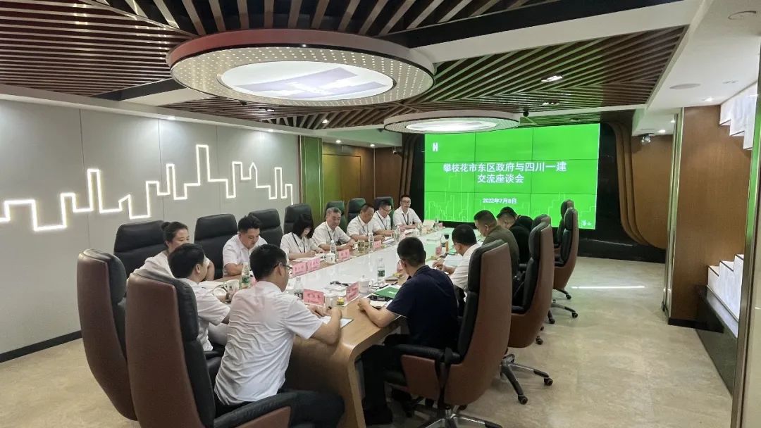 攀枝花市东区人民政府一行赴公司进行交流座谈