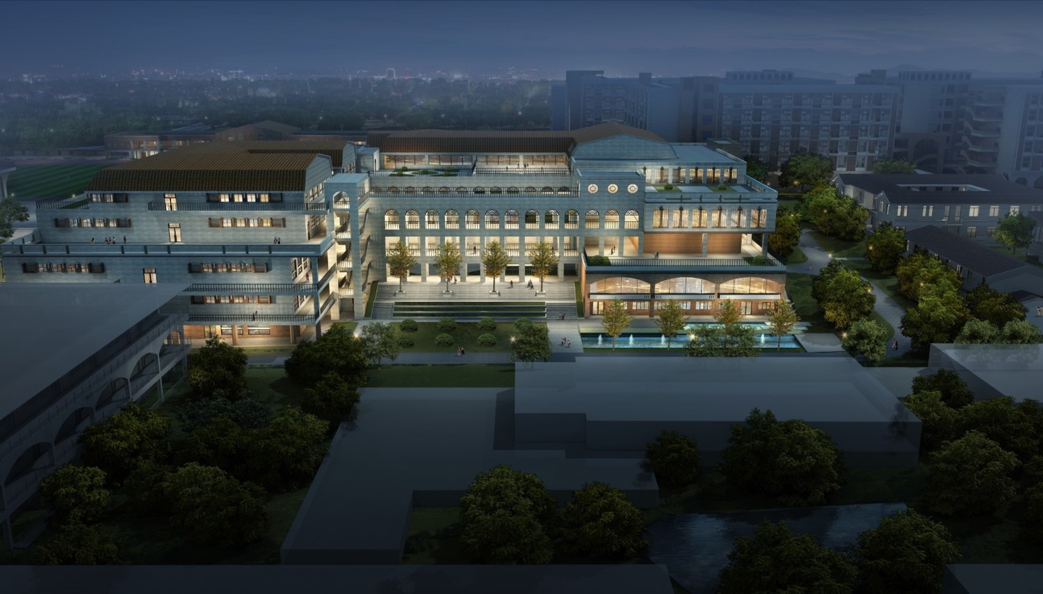 四川国际标榜龙泉校区扩建