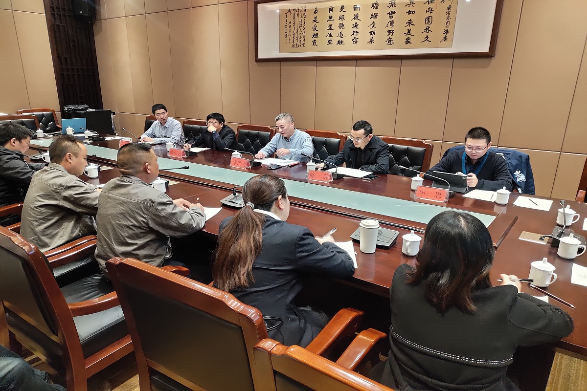 公司党委书记、董事长马洪力到重庆分公司新能绿城项目讲党课