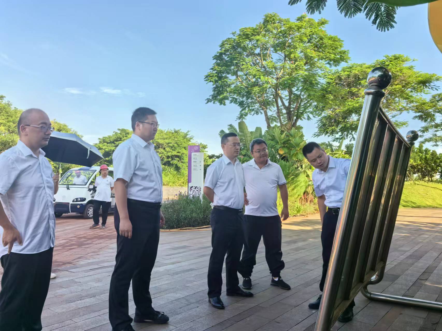 陈胜一行赴第一工程公司海口市2个项目调研督导防汛减灾工作